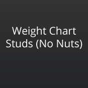 Weight Chart - Studs (No Nuts) by Delta Fastener